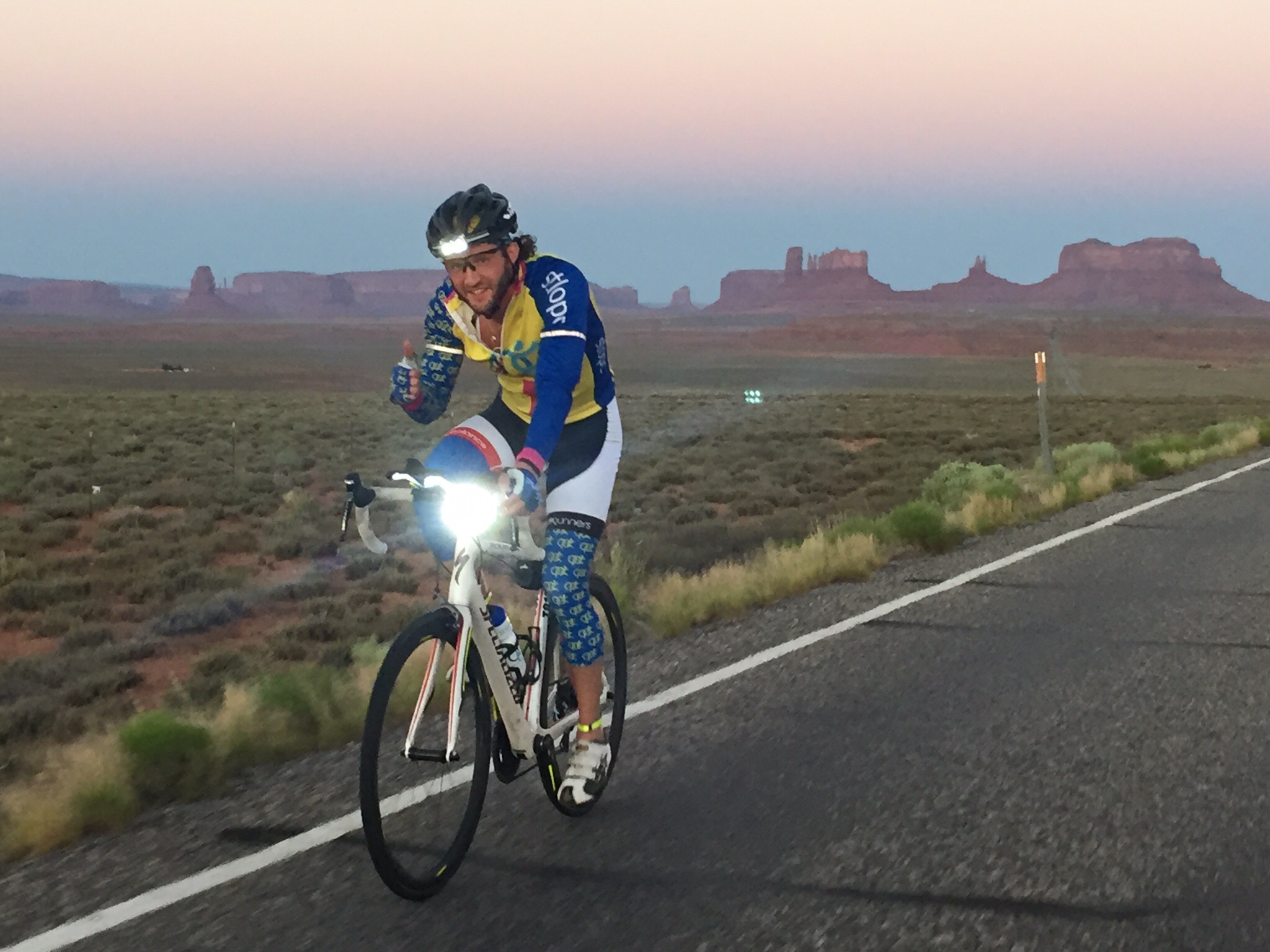 Dr. Brian Laiderman during RAAM