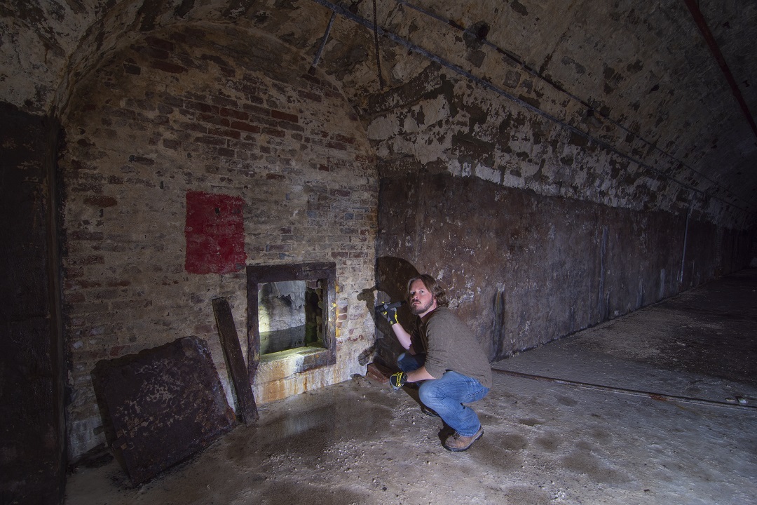 Chris Naffziger in Lemp Brewery