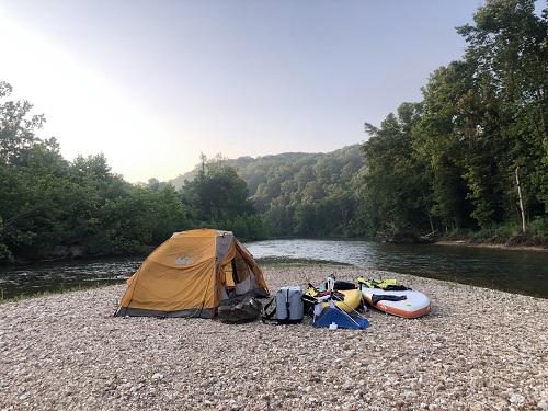 Current River Gravel Bar Camping
