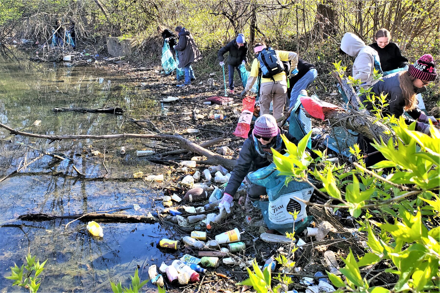 Missouri Stream Team water cleanup.