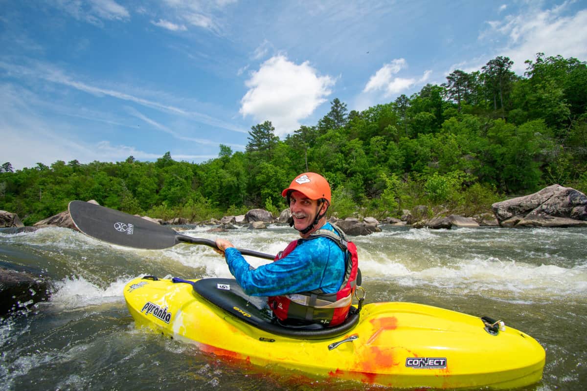 Bill Eads on the St. Francis River.