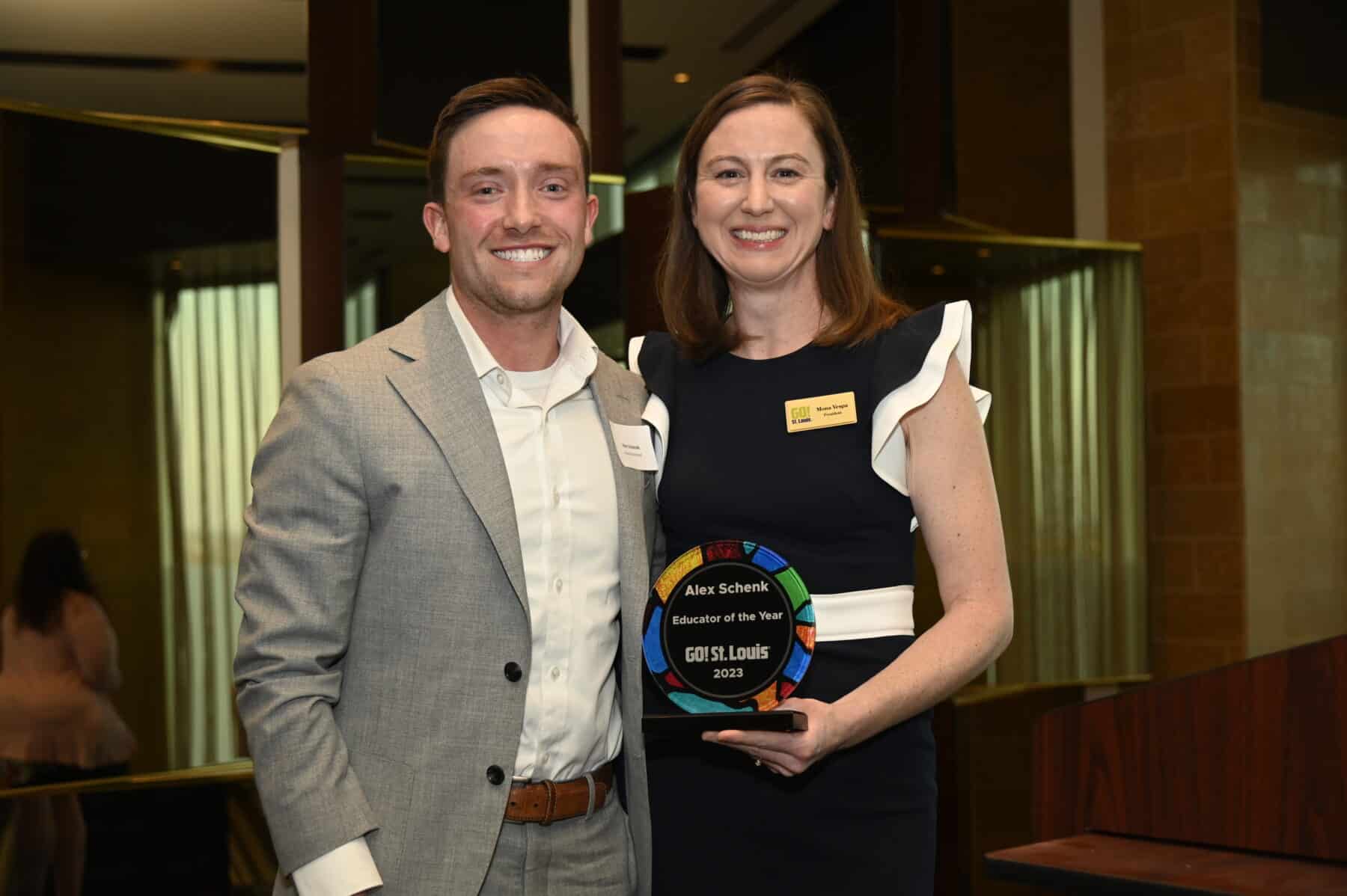 GO! St. Louis Educator of the Year, Alex Schenk