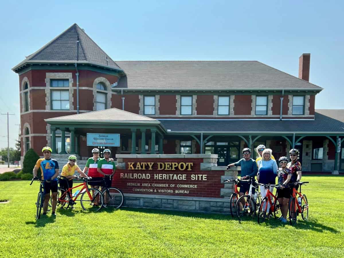 The Katy Depot near Lazy Liz Horse & RV Campground in Sedalia.