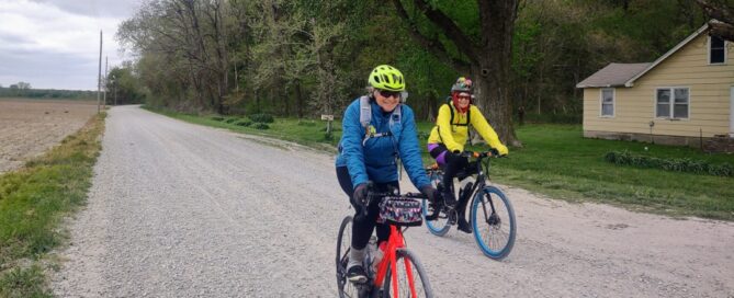 Biking on the Santa Fe Trail