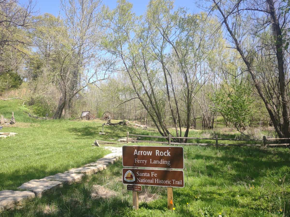 Arrow Rock Ferry Landing site.
