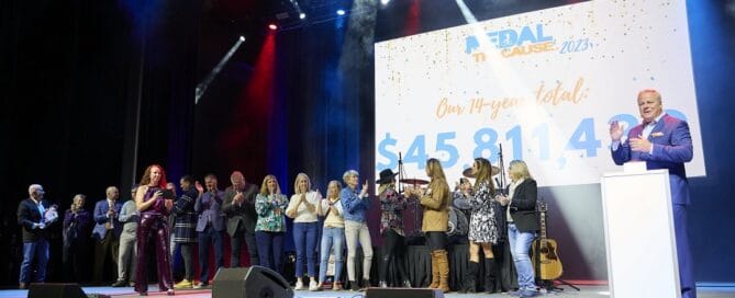 Pedal the Cause 2023 Check Presentation